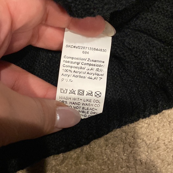 Lace V-Neck & Back Tie Sweater - Picture 4 of 5